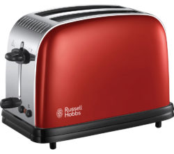 RUSSELL HOBBS  Colours Plus 23330 2-Slice Toaster - Red